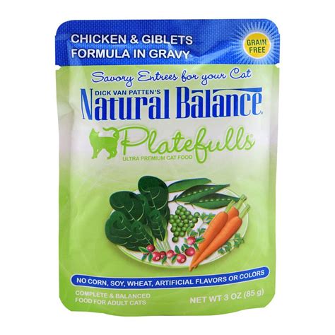 Purchase Natural Balance Chicken & Giblets Gravy Cat Food, 85g, (Pouch) Online at Special Price ...