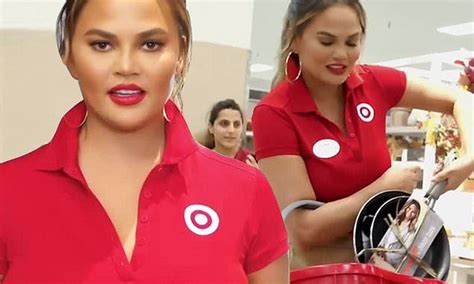 Chrissy Teigen HILARIOUSLY becomes a Target employee for the day | Target employee, Chrissy ...