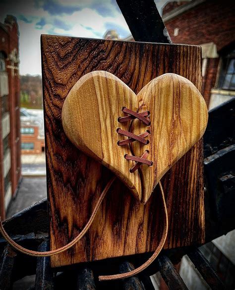 Rustic Olive Wood Heart Wall Decor Rustic Gift Unique Wood Art - Etsy