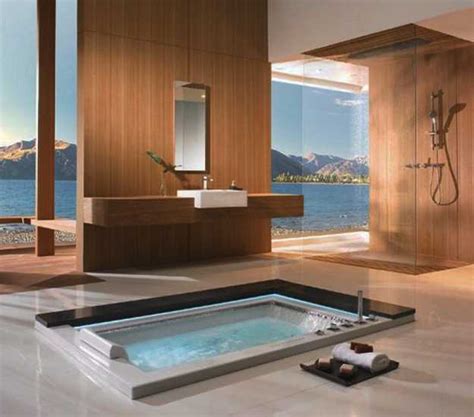 Elegant Modern Bathroom Design Blending Japanese Minimalist Style with Contemporary Ideas