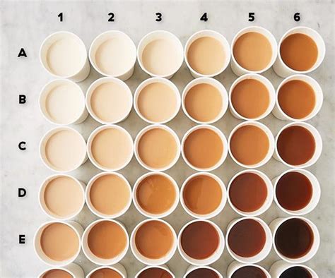 This Coffee And Cream Colour Chart Is Making Instagram Go Crazy | ELLE ...