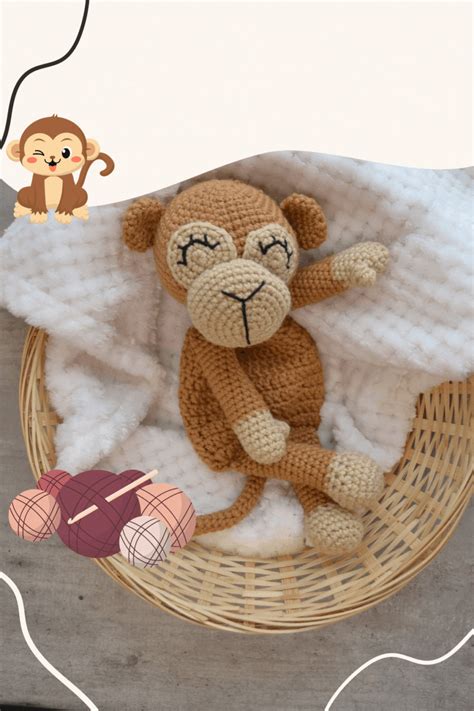 Crochet this monkey for free. This free pattern is easy to follow, create your own cute snuggler ...