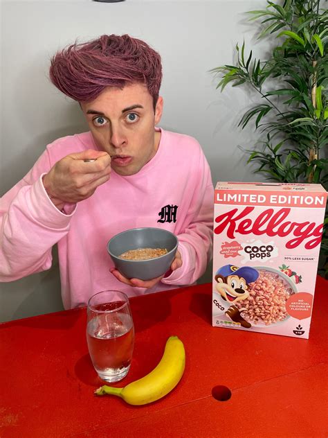 Joe Tasker Goes Pink for New Strawberry Coco Pops Kelloggs ...