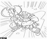 Executioner Un Guerrero De Thor Para Colorear Pintar E Imprimir sketch template