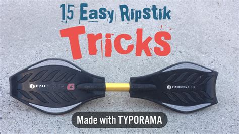 15 Easy Ripstik Caster Board Tricks! - YouTube