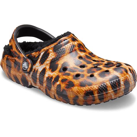 Crocs Adults' Classic Line Leopard Print Clogs | Academy