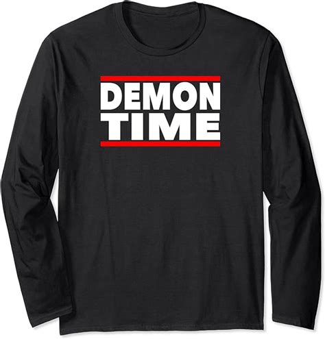 Amazon.com: Demon Time Long Sleeve T-Shirt : Clothing, Shoes & Jewelry