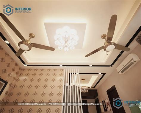 False Ceiling Design For Living Room With Fan | Bryont Blog