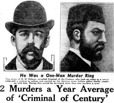 H H Holmes: America's first serial killer: Who he murdered, the way he ...