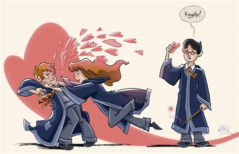 Ron And Hermione Kiss Chamber Of Secrets