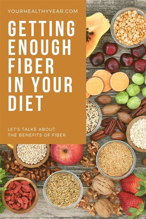 Dietary fiber benefits and examples of high dietary fiber foods.