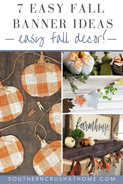 7 Easy Fall Banner Ideas | DIY Home Decorating & Crafts with Southern ...