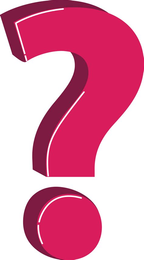 Pink question mark flat icon PNG 19841348 PNG