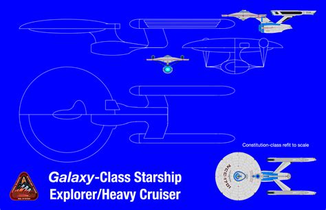 Galaxy-Class Starship Redesign Blueprints by PeachLover94 on DeviantArt