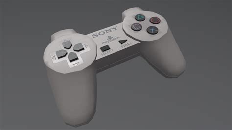 Sony Playstation One Controller - 3D model by synthetic worlds ...