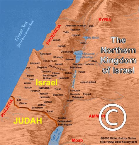 Discover the Lost Kingdom: Interactive Map of the Northern Kingdom of Israel | Kids Maps