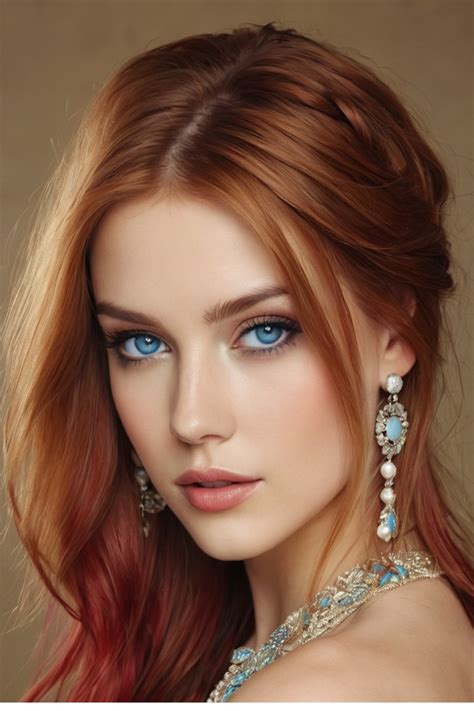 New jewelry design ideas - Topaz Blue in 2024 | Red haired beauty, Beautiful red hair, Beautiful ...