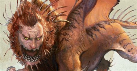 D&D 5th Edition Monster Manual Manticore Revealed | The Escapist