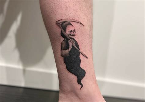 11+ Stencil Grim Reaper Tattoo Ideas That Will Blow Your Mind!