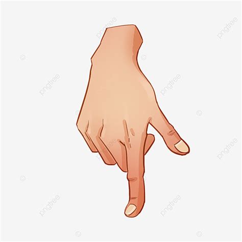 Pointed Finger Hd Transparent, Finger Pointing Downwards, Five Fingers, Hand, Hand Clipart PNG ...