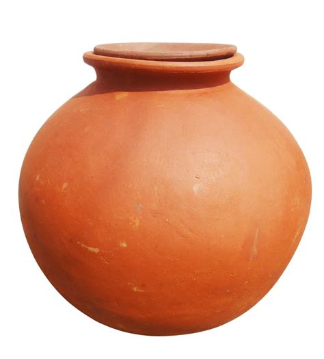 Traditional Pure Natural Clay Water Pot With Lid, for Drinking Water, Home Utility - Etsy