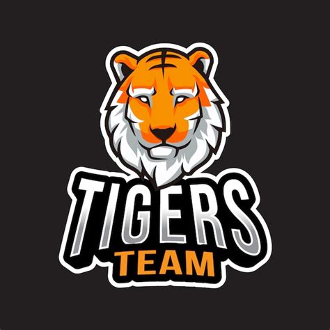 Premium Vector | Tigers team logo template