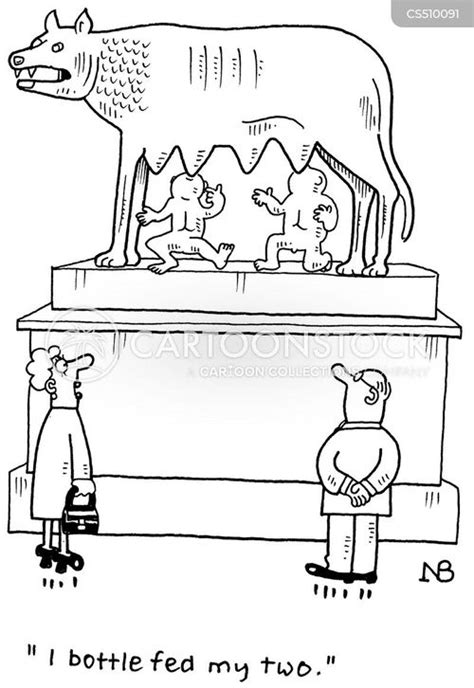 Romulus And Remus Cartoons and Comics - funny pictures from CartoonStock