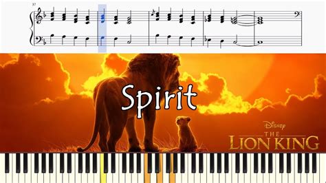 Disney's Lion King: How to play the piano part of Spirit by Beyoncé ...