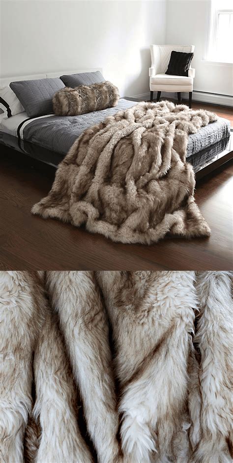 Best Fashion Faux Fur Throw Blanket | Faux fur throw bedroom, Bed throw blanket, Faux fur bedding