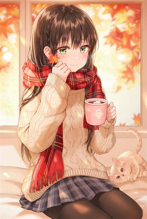 Staying Cozy - Anime Waifu | Manga kawaii, Dessin manga, Dessin kawaii ...