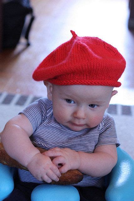 Hand Knit French Beret Baby Hat In Multiple Colors by bebeknits More ...