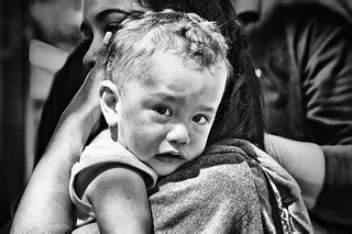 Crying baby, b&w, black and white, blanco y negro, bebe. … | Flickr