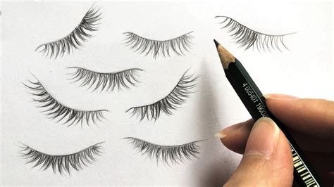 How to Draw Eyelashes like a PRO - Practice with me! - YouTube | How to draw eyelashes ...