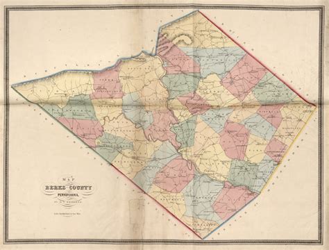 (Map of Berks County). : Bridgens, H.F. : Free Download, Borrow, and ...