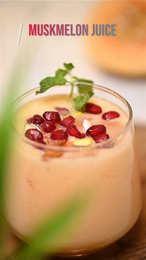 Refreshing Muskmelon Juice Recipe | Melon Smoothie | Summer Drink ...