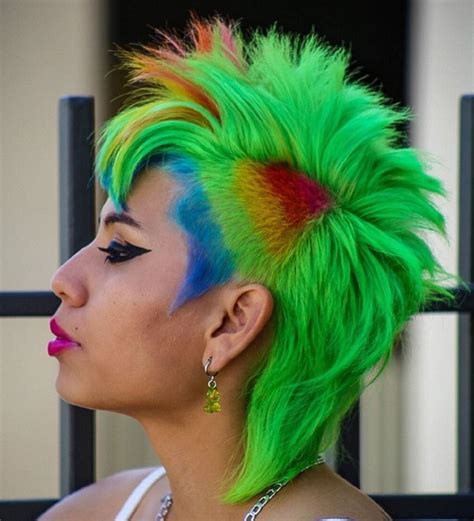 25 Different Colorful Punk Hairstyles to Rock in 2023