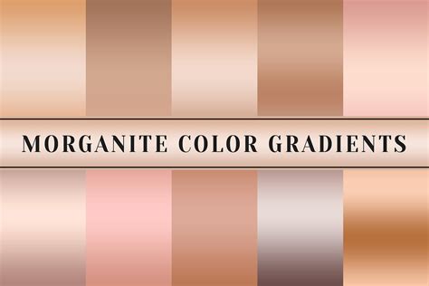 Morganite Color Gradients Graphic by Creative Tacos · Creative Fabrica