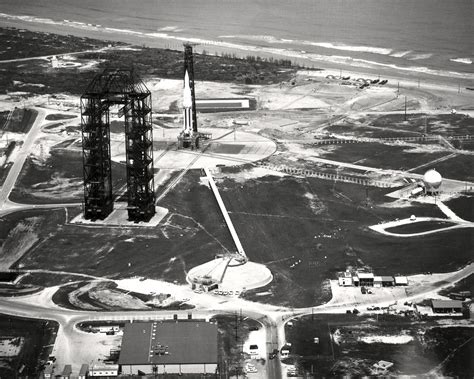 AERIAL VIEW OF LAUNCH COMPLEX 34 AT CAPE CANAVERAL - 8X10 NASA PHOTO ...