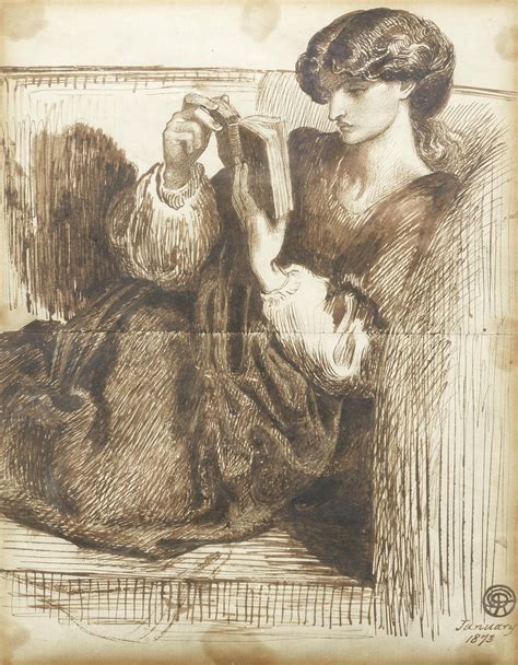 Portrait of Jane Morris, 1873, Dante Gabriel Rossetti | Dante gabriel ...