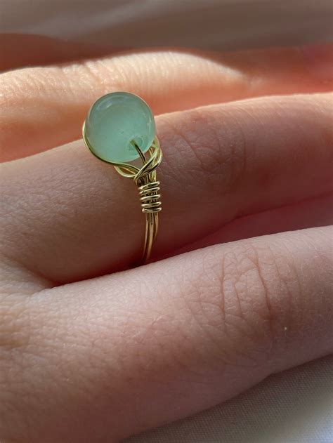 Aqua Ring - Etsy