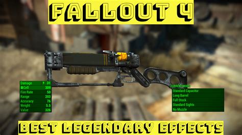 Fallout 4 Legendary Effects: The Most Powerful Weapon Effects