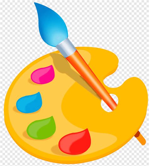 Paint logo, Palette Paintbrush, palette, color, paint png | PNGEgg