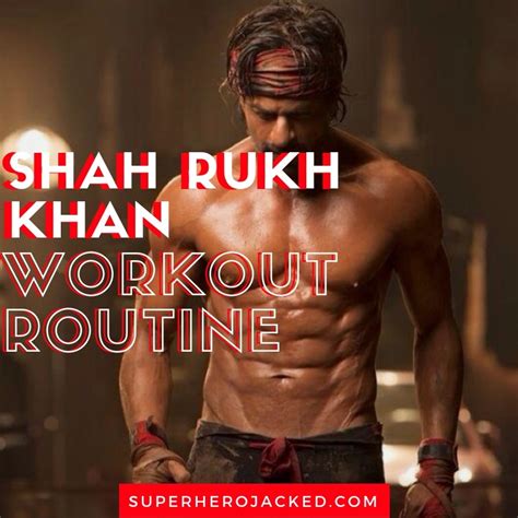 Shah Rukh Khan Workout Routine and Diet Plan [Updated]