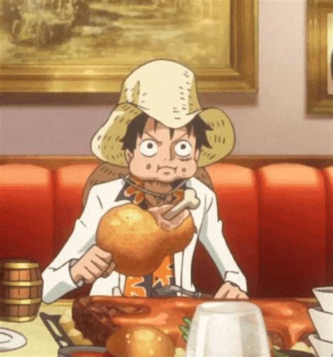 Luffy Luffy Eat GIF - Luffy Luffy Eat Meat - Descubre y comparte GIF