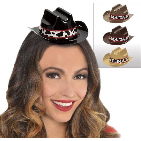 Western Mini Cowboy Hats 8ct | Party City