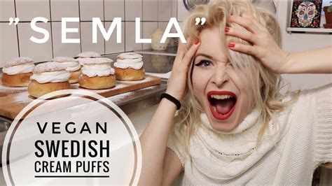 Cream Puff Semla - Swedish Fat Tuesday (VEGAN & EASY)🍦🧁🥛 - YouTube