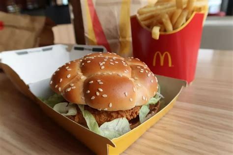 'I enjoyed the new McDonald's McCrispy but it was the…