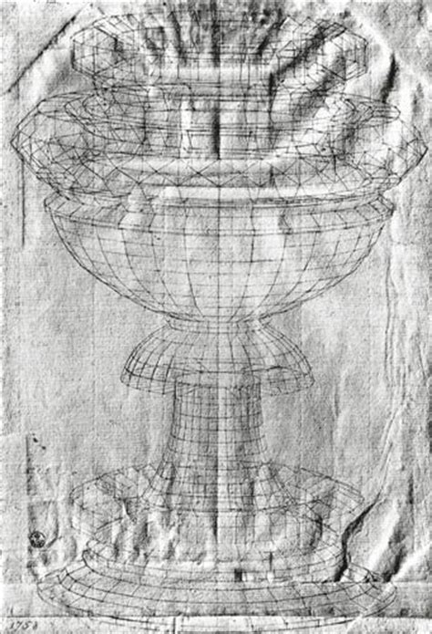 Perspective study of a chalice - Paolo Uccello as art print or hand painted oil.