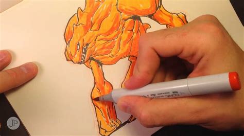 Drawing a Lava Monster - YouTube