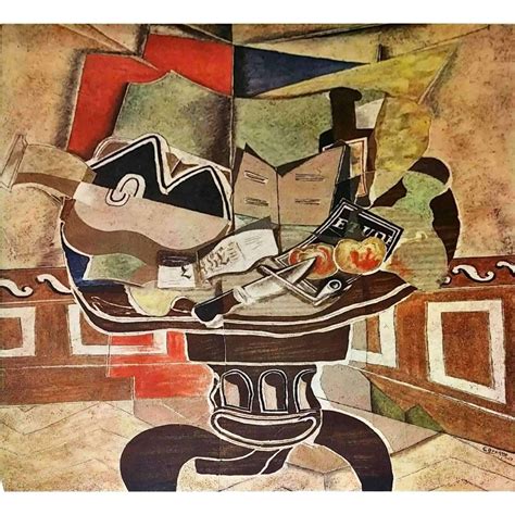 Georges Braque The Round Table 1929 Original Collotype | Georges braque ...